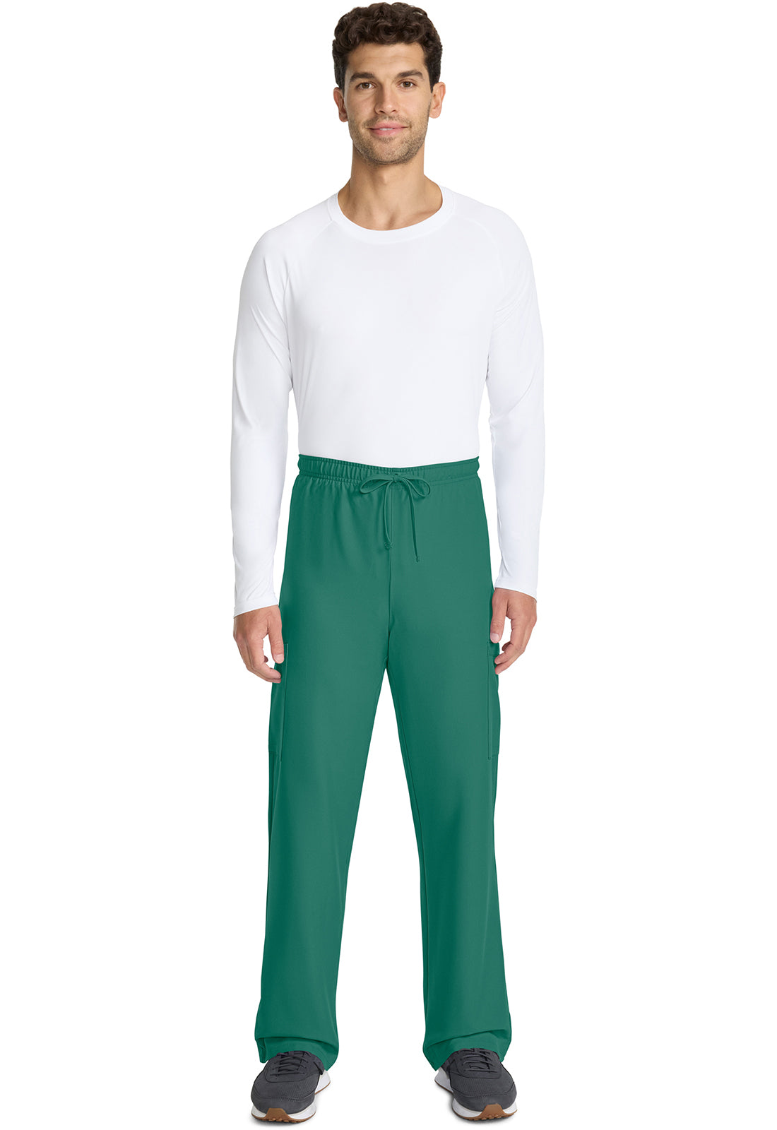 Cherokee Unisex broek met trekkoord en rechte pijpen met middelhoge taille en lichtgewicht design CKE280A