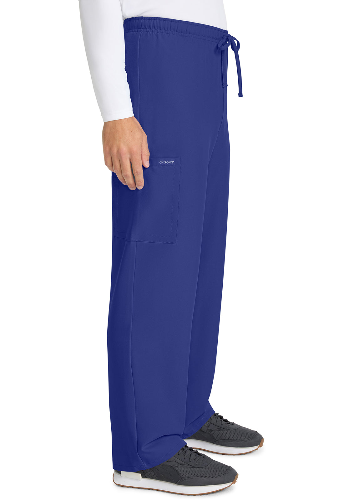 Cherokee Unisex broek met trekkoord en rechte pijpen met middelhoge taille en lichtgewicht design CKE280A