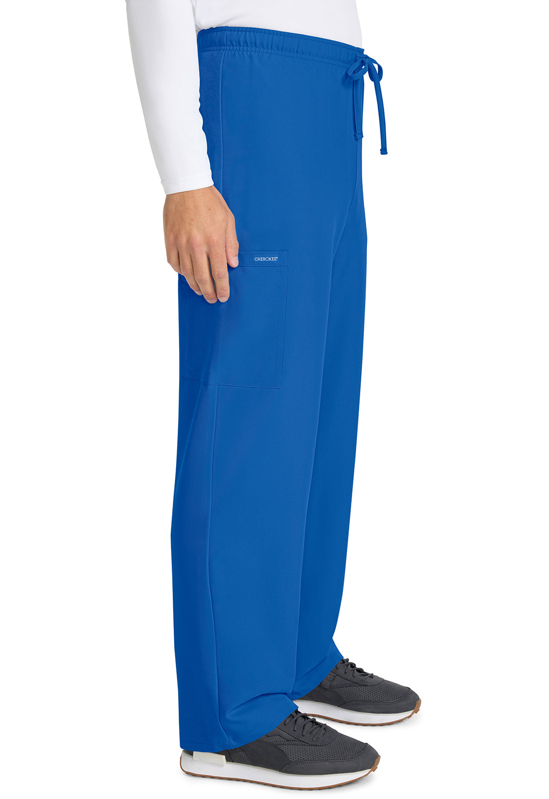 Cherokee Unisex broek met trekkoord en rechte pijpen met middelhoge taille en lichtgewicht design CKE280A