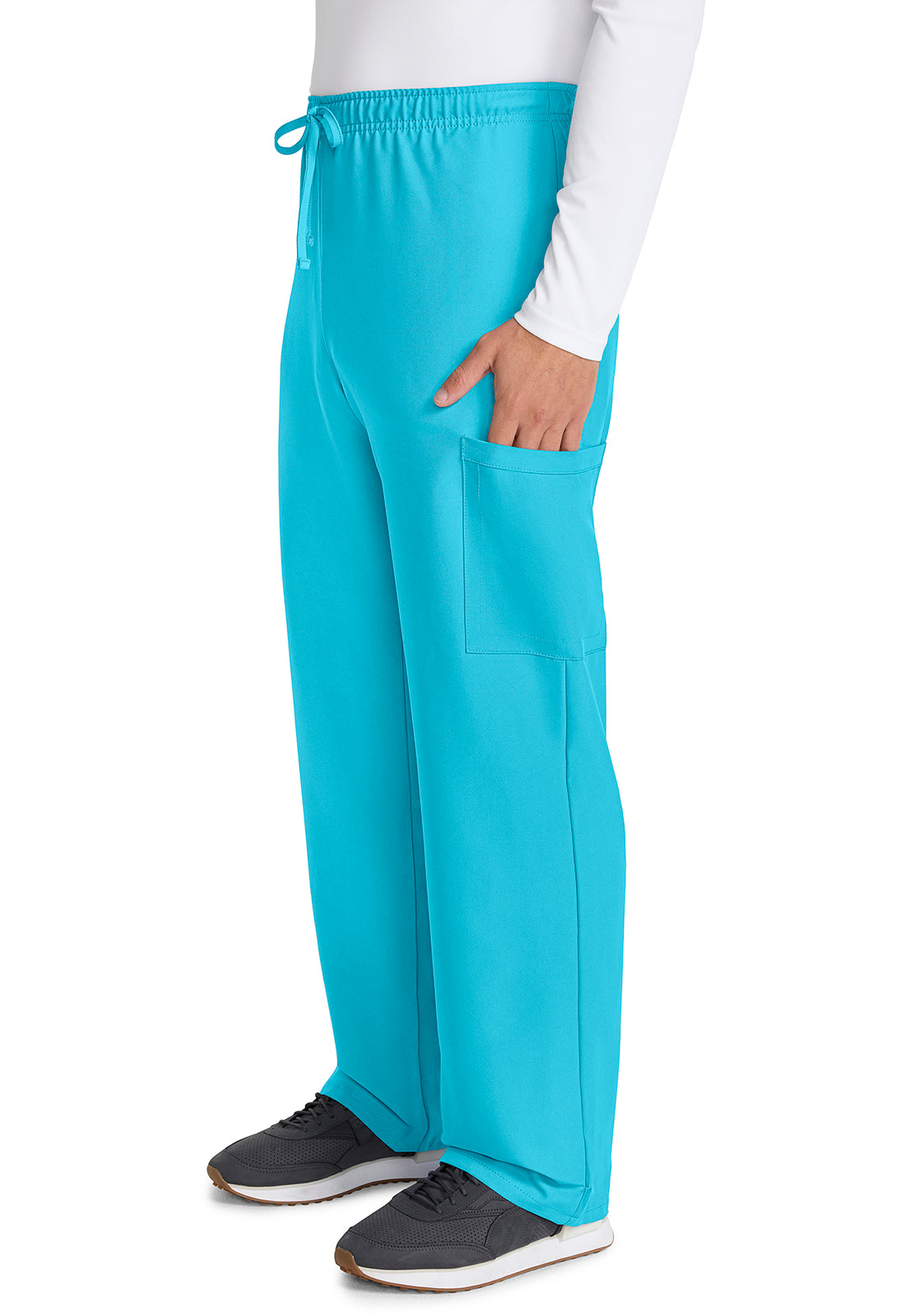 Cherokee Unisex broek met trekkoord en rechte pijpen met middelhoge taille en lichtgewicht design CKE280A