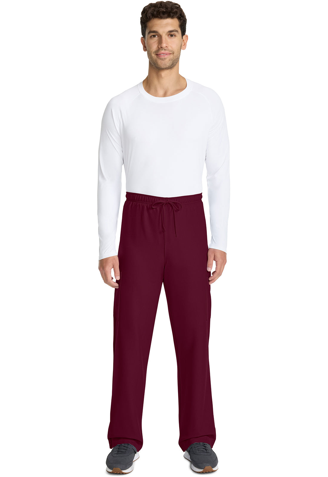 Cherokee Unisex broek met trekkoord en rechte pijpen met middelhoge taille en lichtgewicht design CKE280A