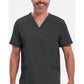 Heren T-shirt met V-hals met ribgebreide panelen en 360° stretch CKE900A