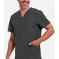 Heren T-shirt met V-hals met ribgebreide panelen en 360° stretch CKE900A