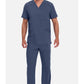 Heren T-shirt met V-hals met ribgebreide panelen en 360° stretch CKE900A