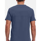 Heren T-shirt met V-hals met ribgebreide panelen en 360° stretch CKE900A