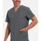 Heren T-shirt met V-hals met ribgebreide panelen en 360° stretch CKE900A
