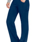 Middelhoge taille broek met rechte pijpen en trekkoord dames met 360° stretch en cargozakken DKE010
