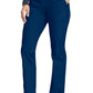 Pull-on broek met middelhoge taille en taps toelopende pijpen met elastische tailleband en cargozakken