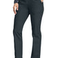 Pull-on broek met middelhoge taille en taps toelopende pijpen met elastische tailleband en cargozakken