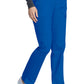 Pull-on broek met middelhoge taille en taps toelopende pijpen met elastische tailleband en cargozakken