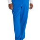 Herenbroek met middelhoge taille en rechte pijpen met elastische tailleband en 2-way stretch