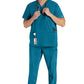 Heren T-shirt met V-hals met moderne pasvorm en 360° stretch