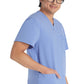 Heren T-shirt met V-hals met moderne pasvorm en 360° stretch