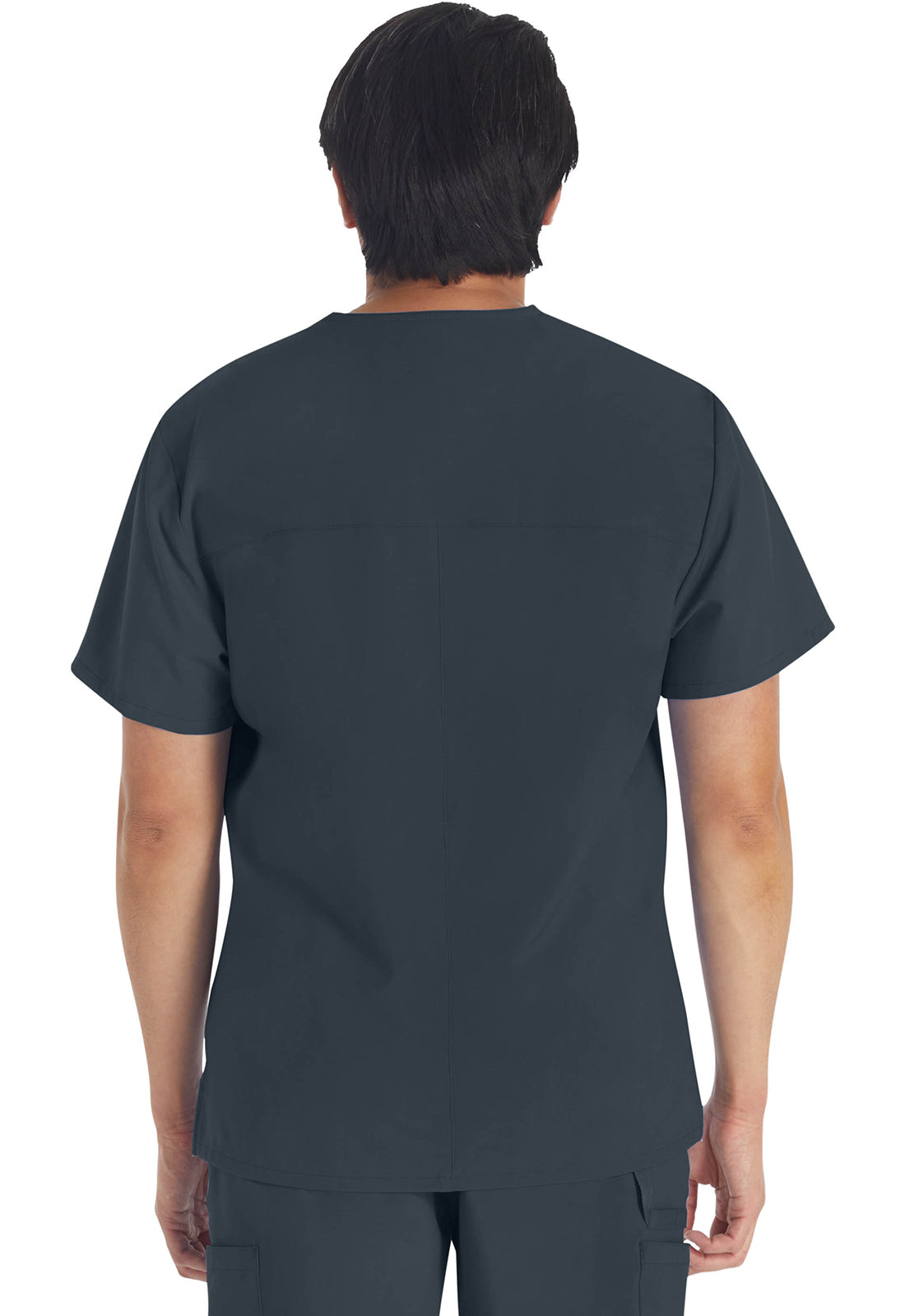 Heren T-shirt met V-hals met moderne pasvorm en 360° stretch