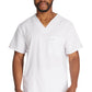 Heren T-shirt met V-hals met moderne pasvorm en 360° stretch