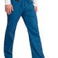 Unisex broek met trekkoord met elastische tailleband en rechte pijpen