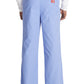 Unisex broek met trekkoord met elastische tailleband en rechte pijpen