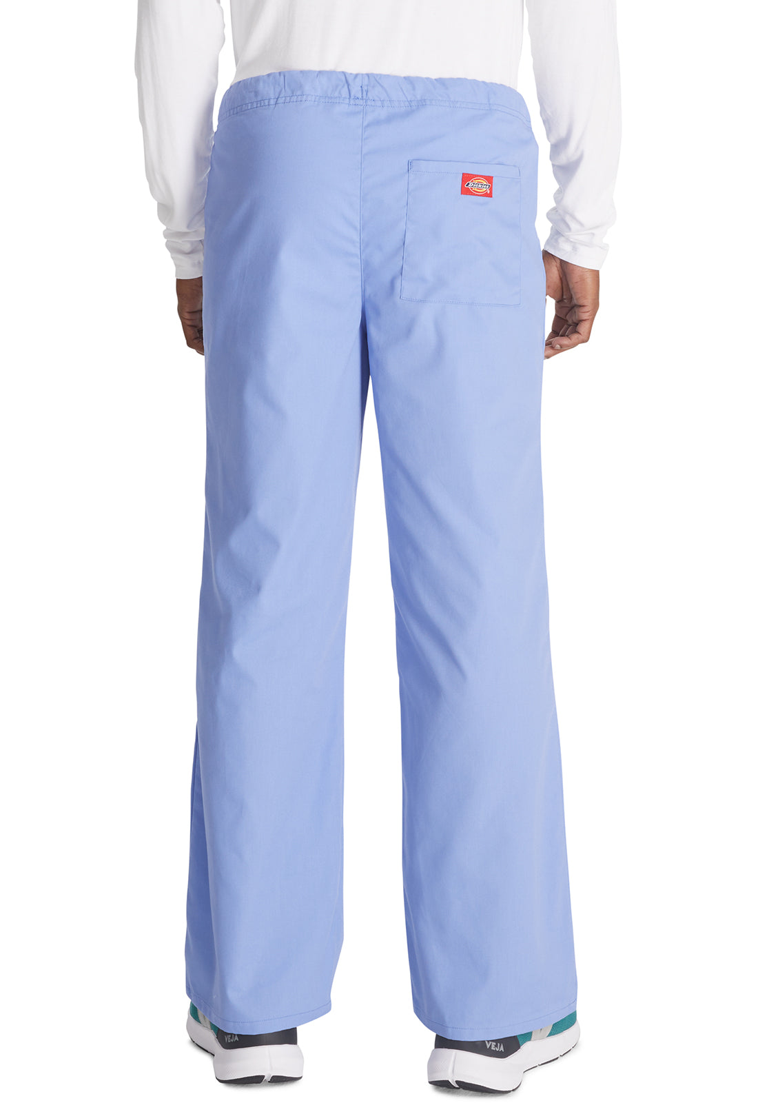 Unisex broek met trekkoord met elastische tailleband en rechte pijpen