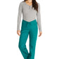 Unisex broek met trekkoord met elastische tailleband en rechte pijpen