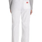 Unisex broek met trekkoord met elastische tailleband en rechte pijpen