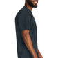 Heren T-shirt met V-hals met gebreide panelen en 2-way stretch