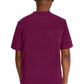 Heren T-shirt met V-hals met gebreide panelen en 2-way stretch