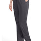 Broek met natuurlijke taille en taps toelopende pijpen dames met elastische tailleband en cargozakken DKE86106