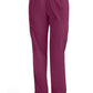 Broek met natuurlijke taille en taps toelopende pijpen dames met elastische tailleband en cargozakken DKE86106