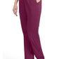 Broek met natuurlijke taille en taps toelopende pijpen dames met elastische tailleband en cargozakken DKE86106