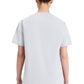 Top met V-hals in Caribisch blauw dames met modern classic pasvorm en zijsplitten DKE86706