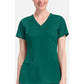 Monica Top dames met V-hals en moderne pasvorm met stretchmateriaal