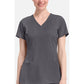 Monica Top dames met V-hals en moderne pasvorm met stretchmateriaal