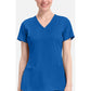 Monica Top dames met V-hals en moderne pasvorm met stretchmateriaal