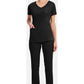 Madison top dames met overslaglook en moderne pasvorm