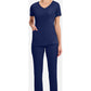 Madison top dames met overslaglook en moderne pasvorm