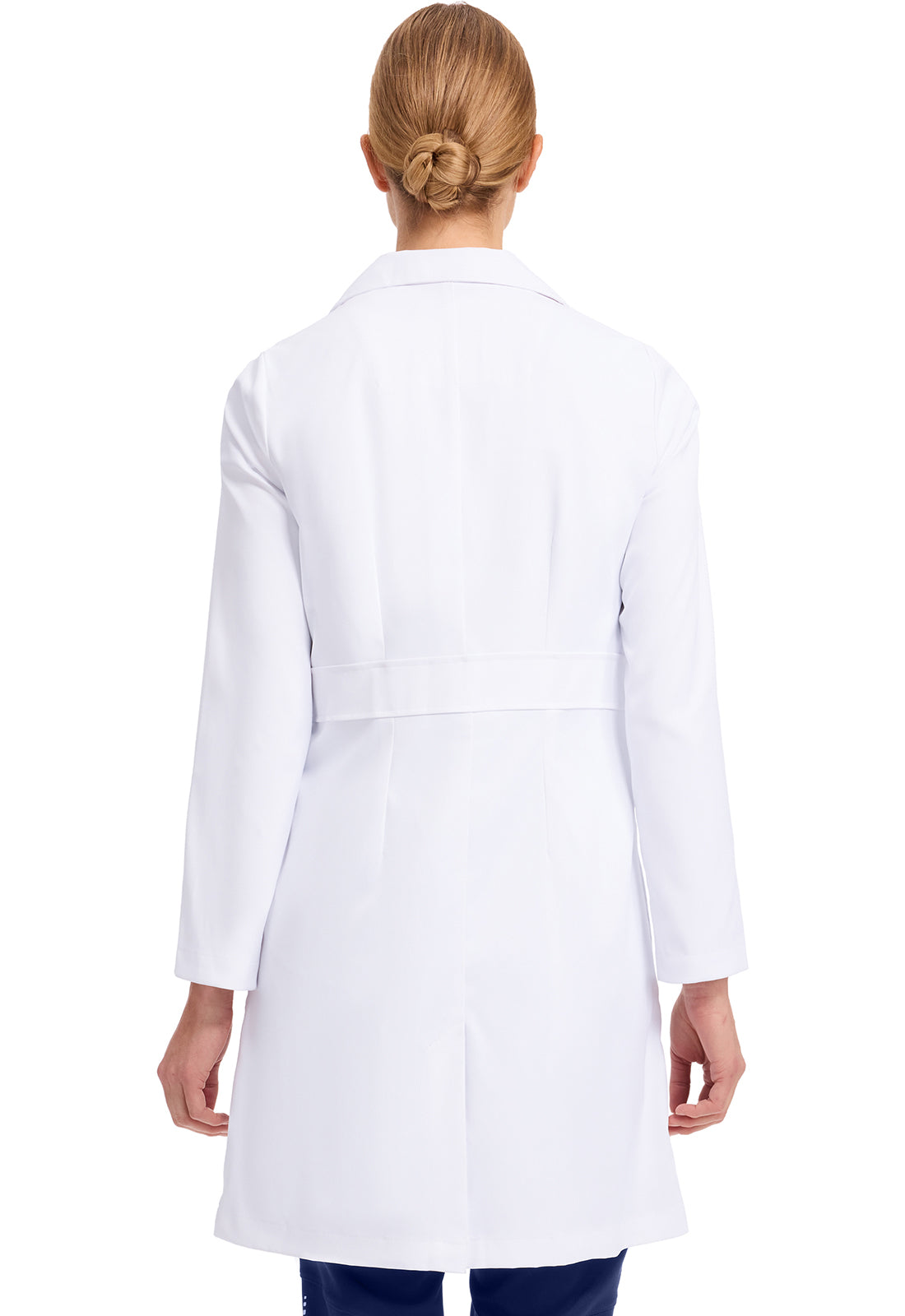 Faye laboratoriumjas dames met lange pasvorm en 2-way stretch