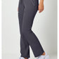 Nisha Pant met middelhoge taille en rechte pijpen met stretchmateriaal