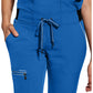 Nisha Pant met middelhoge taille en rechte pijpen met stretchmateriaal