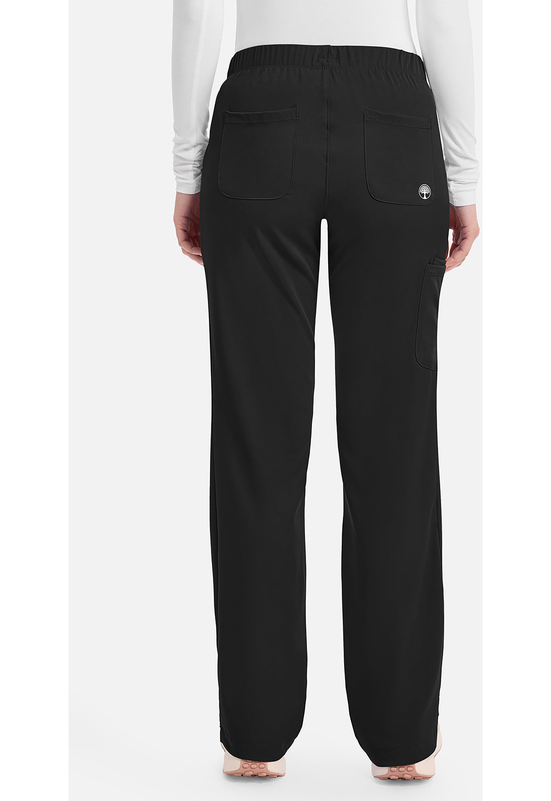 Rebecca Pant dames met middelhoge taille en rechte pijpen