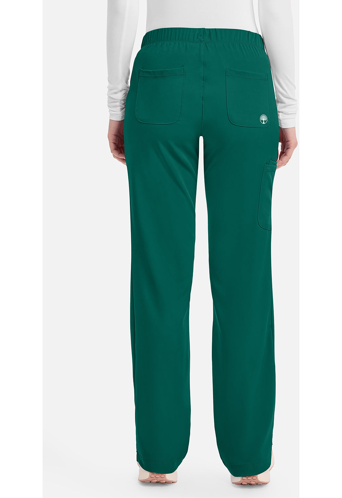 Rebecca Pant dames met middelhoge taille en rechte pijpen