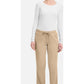 Rebecca Pant dames met middelhoge taille en rechte pijpen