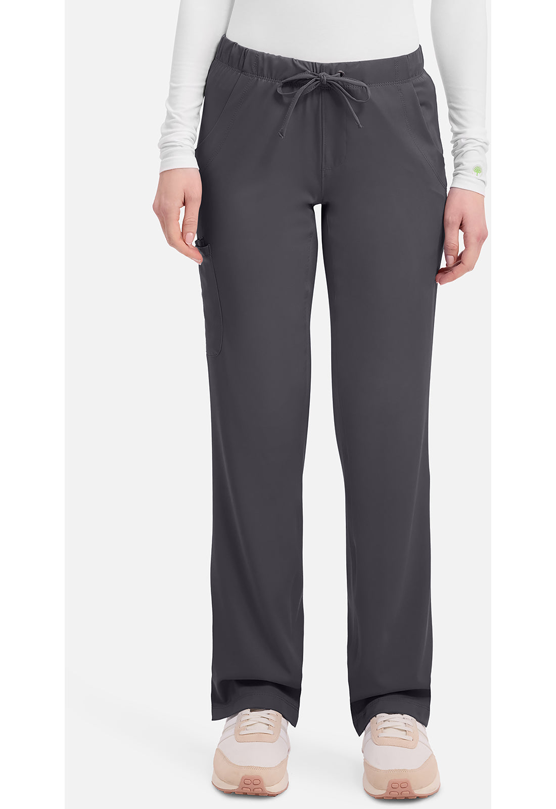 Rebecca Pant dames met middelhoge taille en rechte pijpen