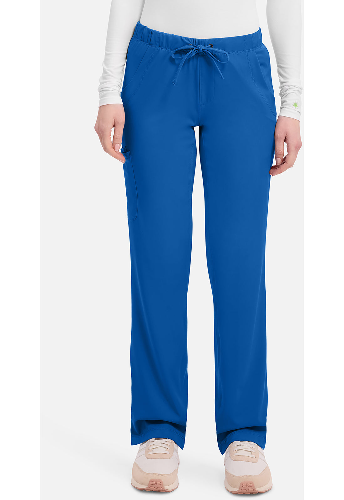 Rebecca Pant dames met middelhoge taille en rechte pijpen