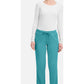 Rebecca Pant dames met middelhoge taille en rechte pijpen