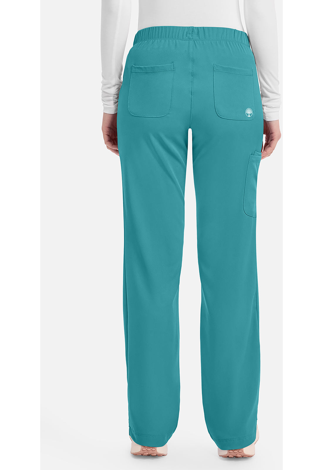 Rebecca Pant dames met middelhoge taille en rechte pijpen