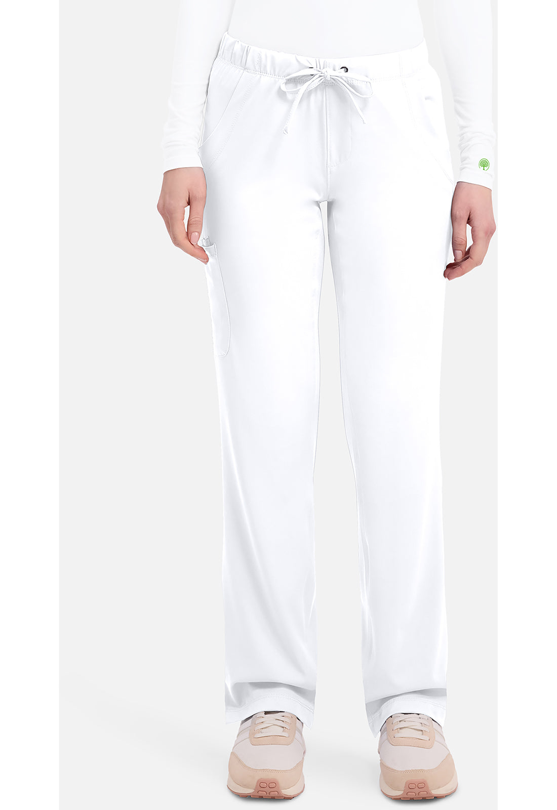 Rebecca Pant dames met middelhoge taille en rechte pijpen