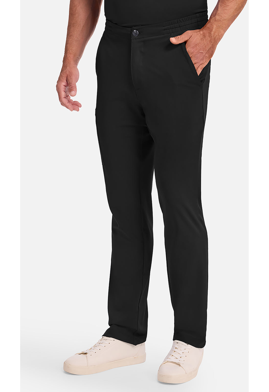 Ryan Pant met middelhoge taille en elastische tailleband met trekkoord