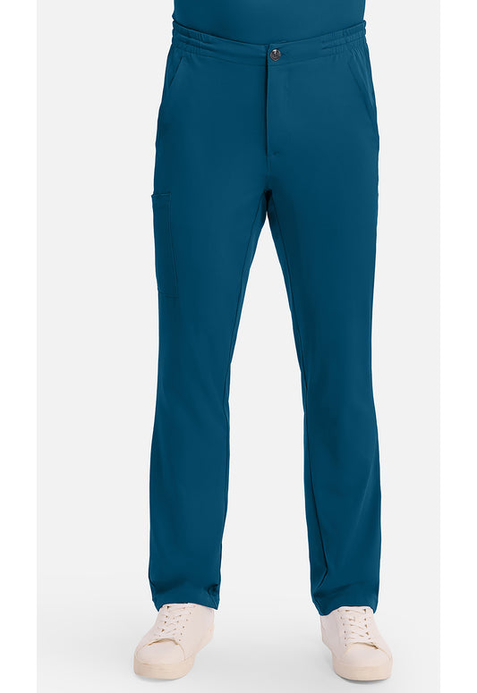 Ryan Pant met middelhoge taille en elastische tailleband met trekkoord