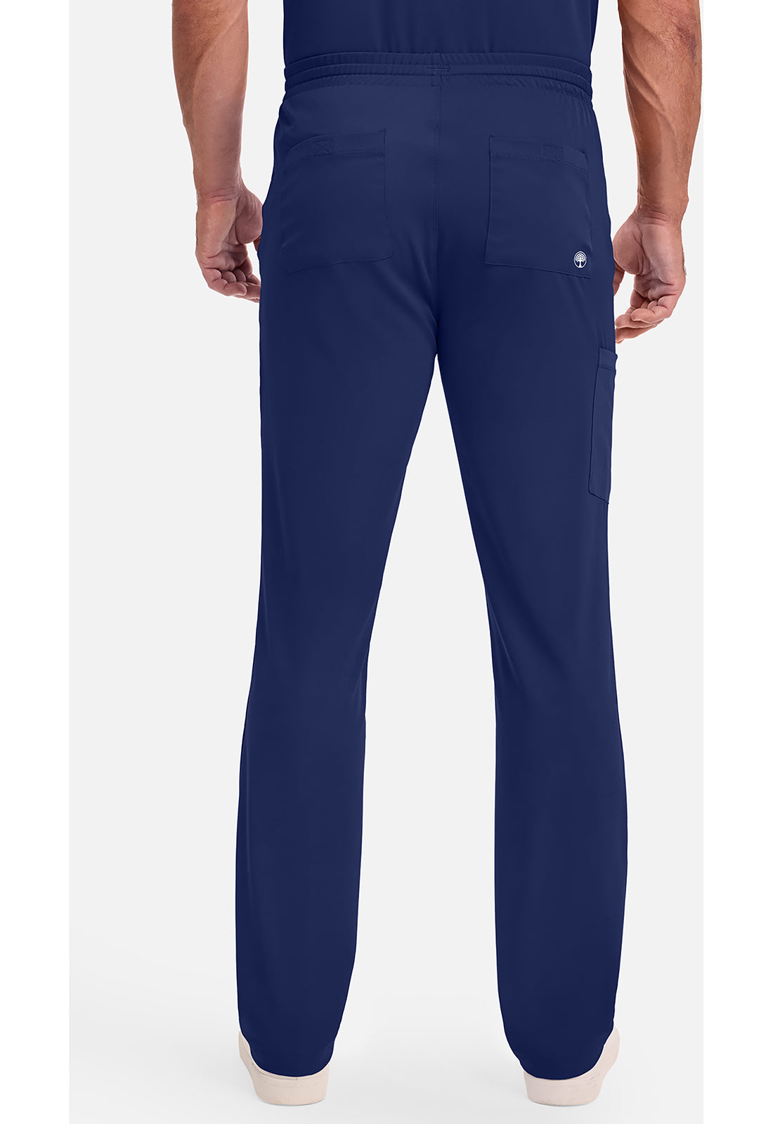 Ryan Pant met middelhoge taille en elastische tailleband met trekkoord