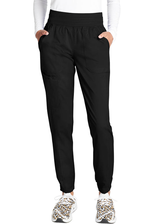 Natural Rise Jogger met ademende mesh tailleband en 2-way stretch WWE011